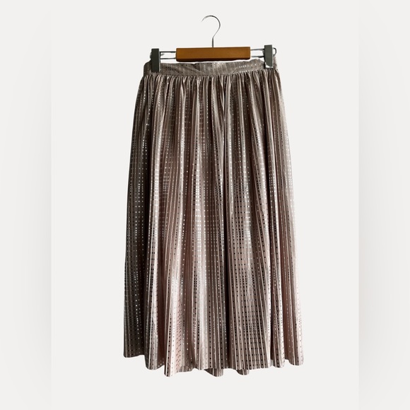 Anthropologie Sabina Musayev "Cassia" Pleated Midi Skirt Size 4 - Picture 2 of 9